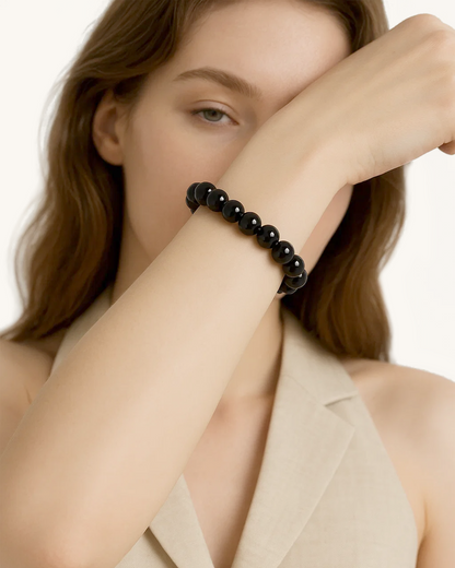 DOUBLE EYE BLACK OBSIDIAN